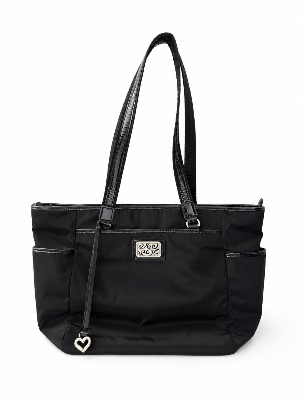 Vera Bradley Black Tote with Heart Charm